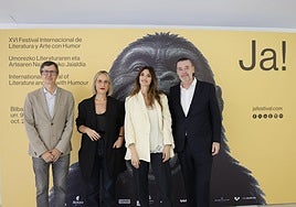 César Coca, Miren Arzalluz, Carolina Ontivero y Miguel Zugaza.