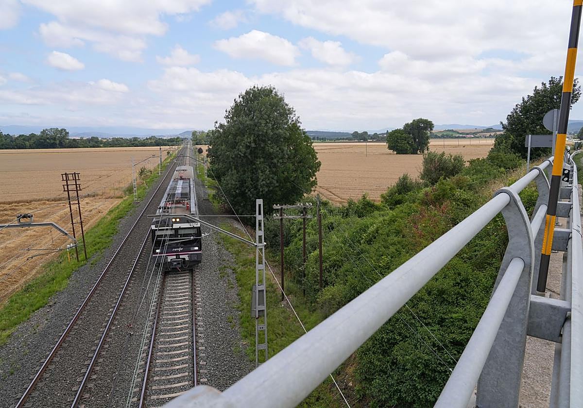 Conexión del tren de alta Velocidad entre Arcaute y Arcaia, Vitoria.