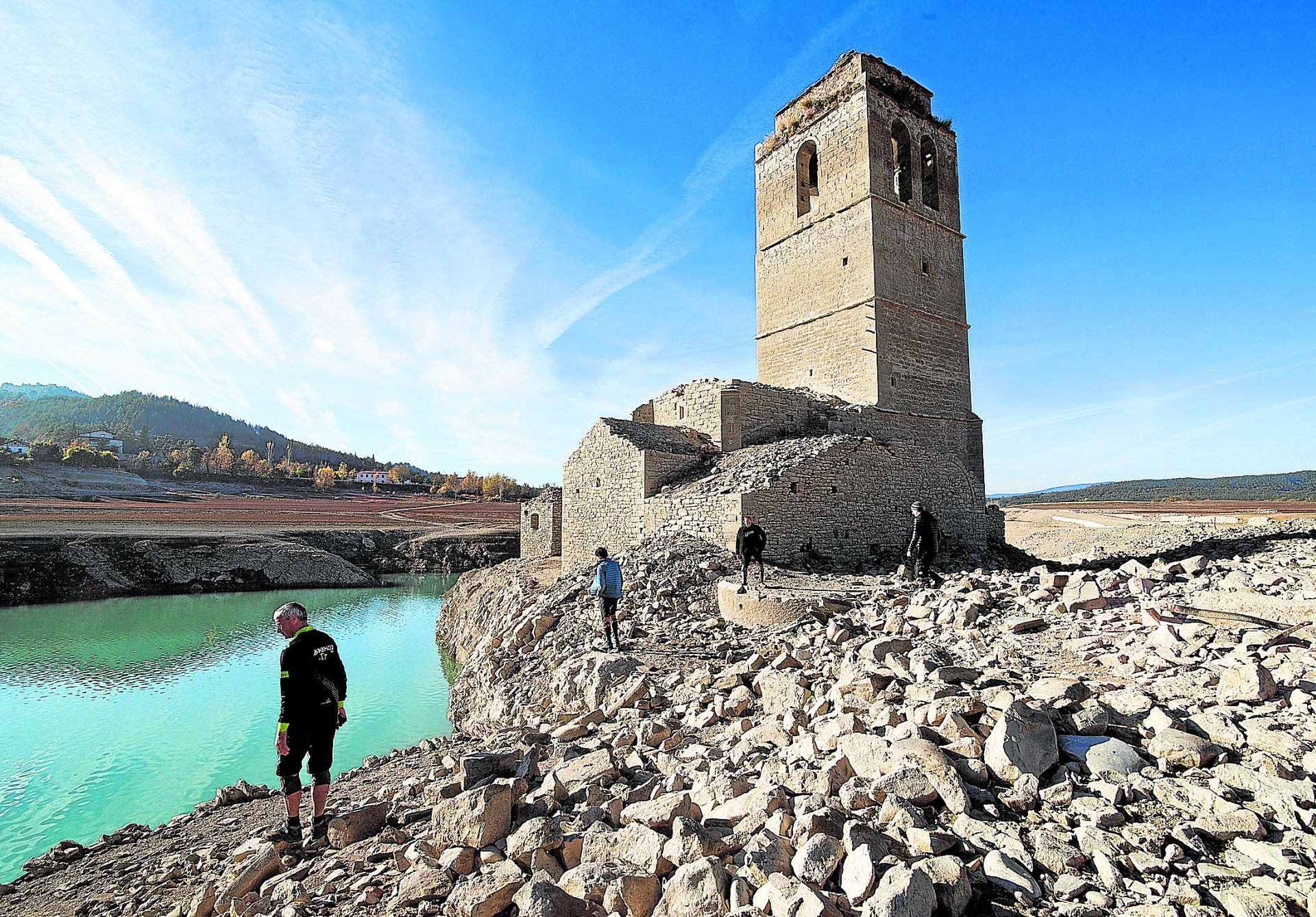 Pantano de Mediano, en Huesca