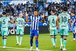Mariano, durante el partido ante el Levante en Mendizorroza.