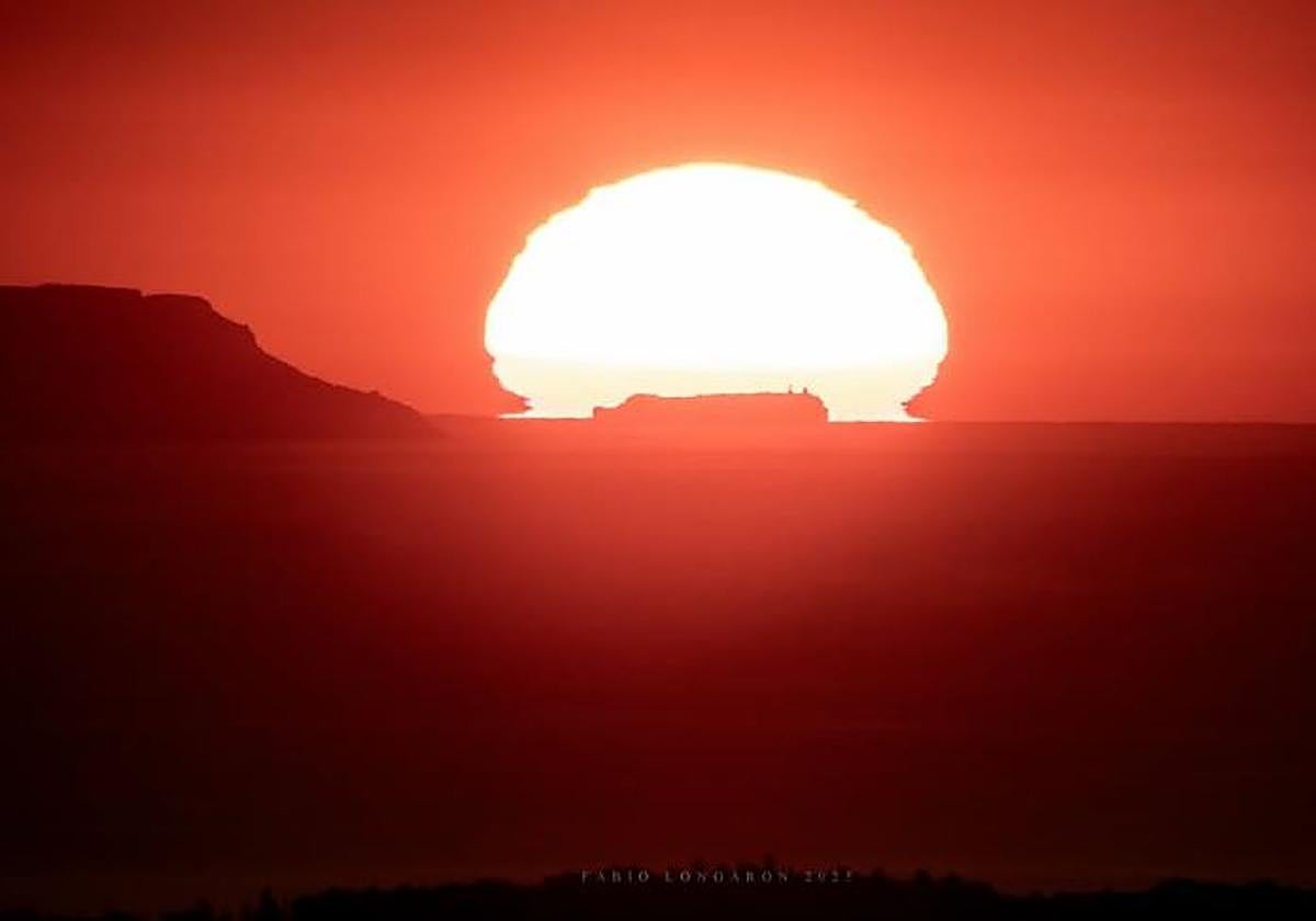 Cuatro años de espera para la foto perfecta: hecha a 122 kilómetros de distancia