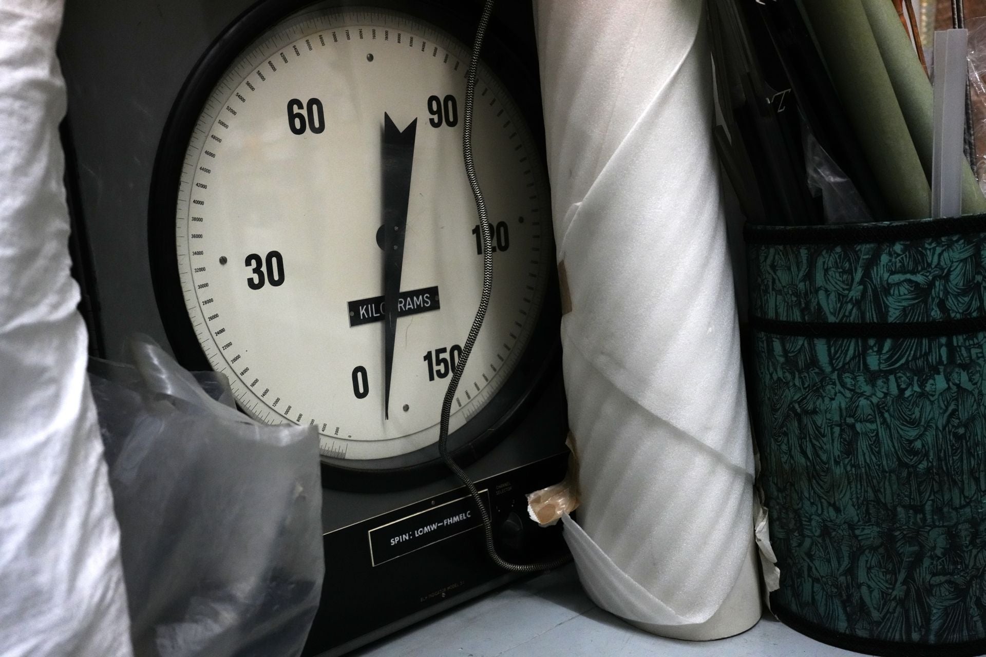 Una balanza de la central nuclear.