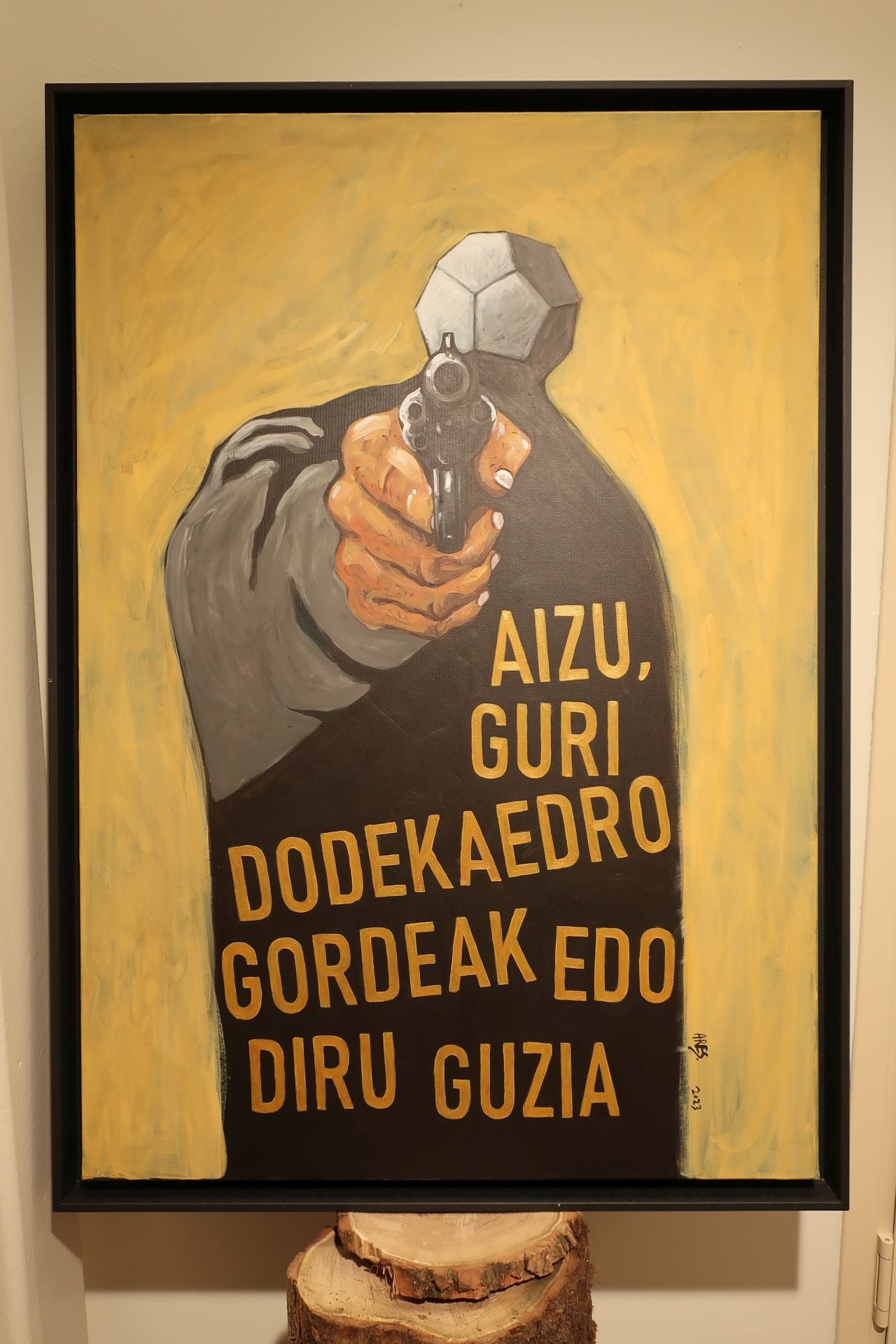 &#039;Markos Gimenoren Karteletrak&#039; erakusketa, irudietan