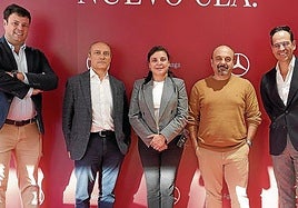 José Luis Urcelay, Javier Uriarte, Patricia González, Txema Hillera, Gerva Vallejo e Ixai Ruiz