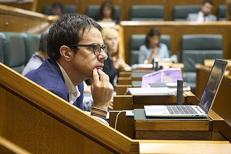 El portavoz parlamentario de EH Bildu, Pello Otxandiano.