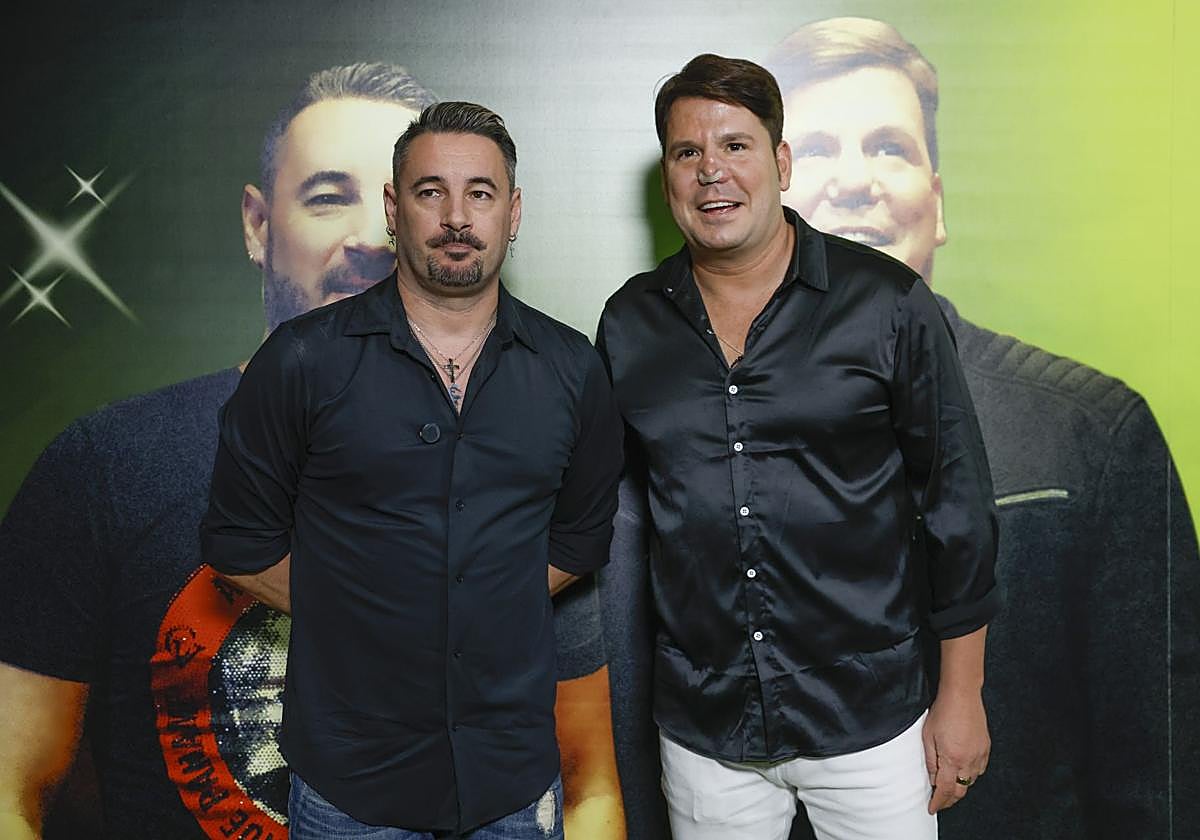 Andy y Lucas, momentos antes del concierto con el que se despiden definitivamente de los escenarios en Madrid.