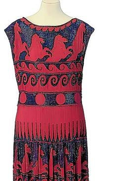 Imagen - Vestido conocido como 'Vase Grec' (1921) de la diseñadora Marie-Louise Favot.