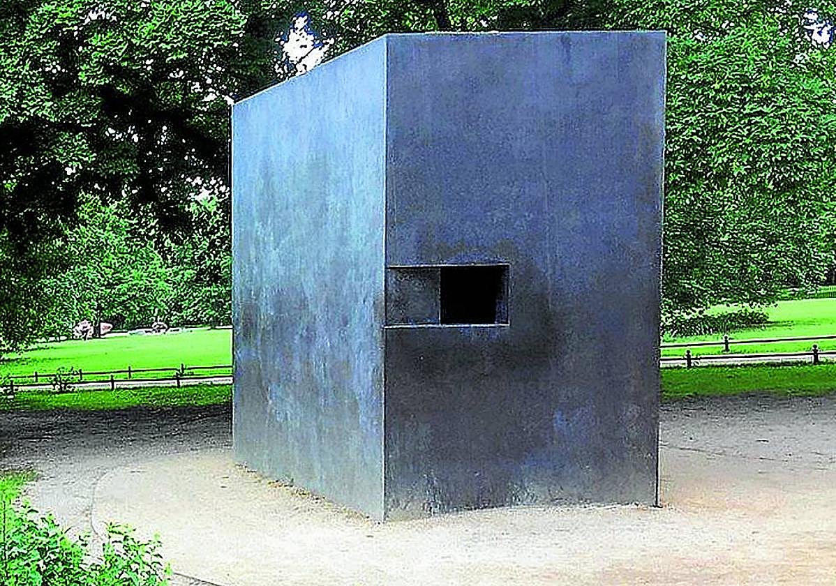 Monumento en Berlín a los homosexuales perseguidos por el nazismo (y después).