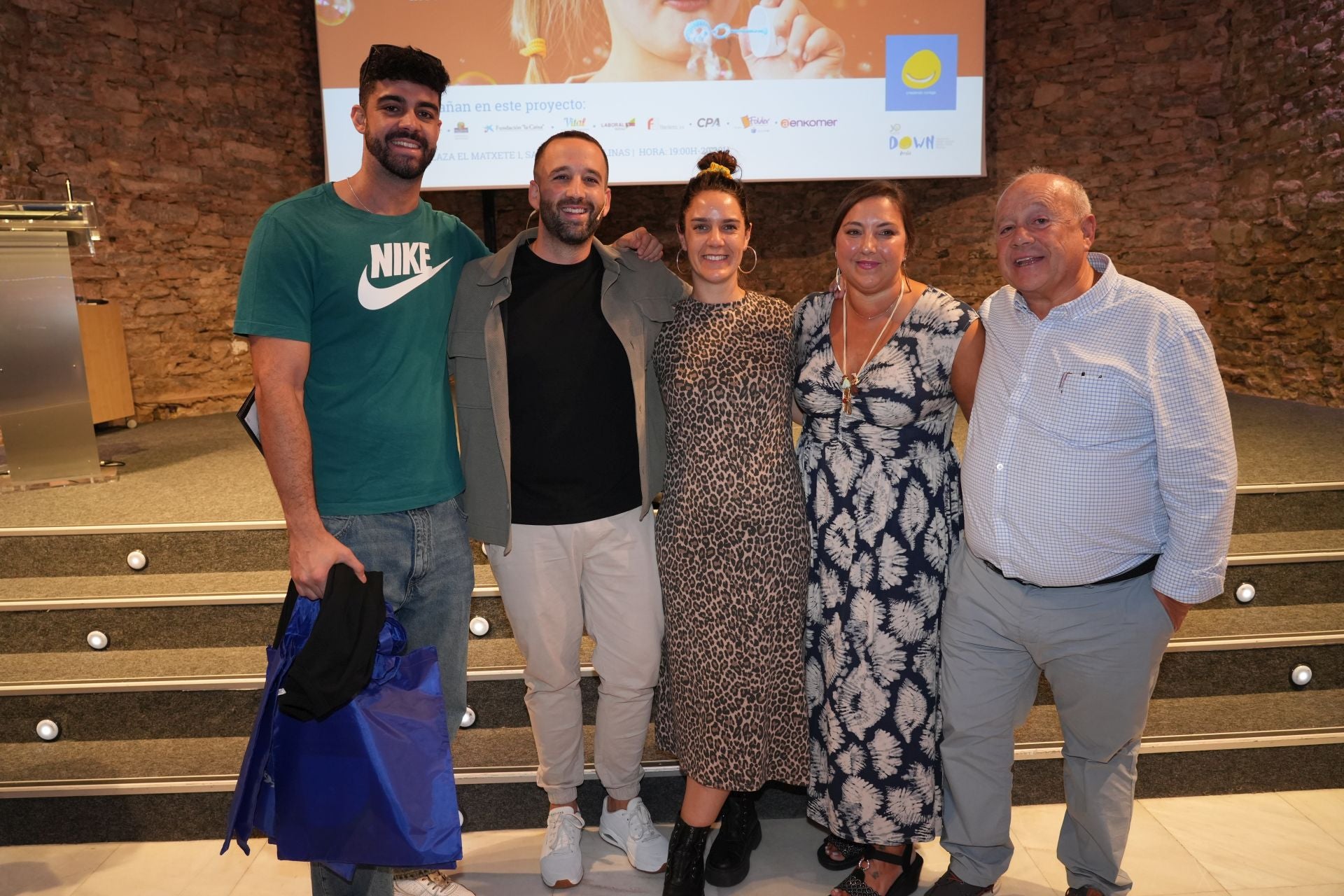 Daniel Aguirreurreta, Josu Pedruzo, Eider Murgoitio, Estíbaliz Moral y Txema Pedruzo.