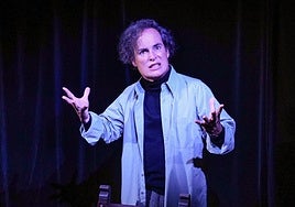 Iker Ortiz de Zárate en plena actuación.