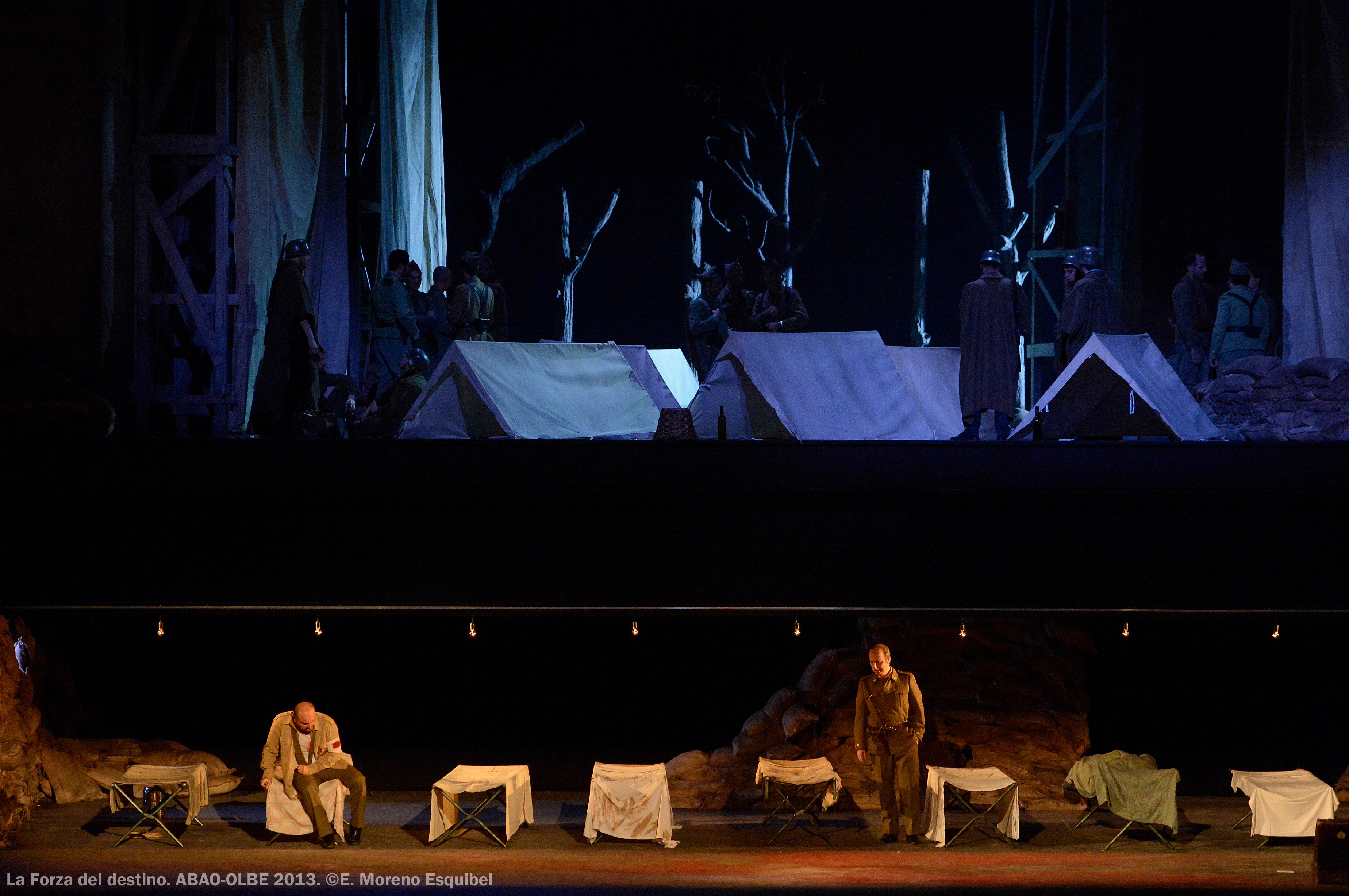 Escena del montaje, con dirección de escena de Ignacio García, que podrá verse este sábado en el Euskalduna.