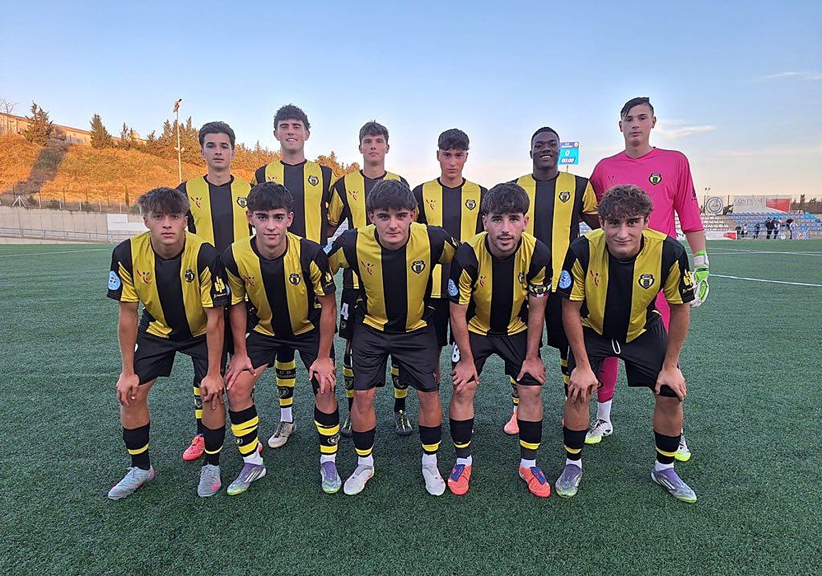 El novedoso once que presentó el Basconia frente al Ejea.