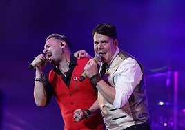 Concierto de Andy y Lucas en el Palacio Vistalegre de Madrid.