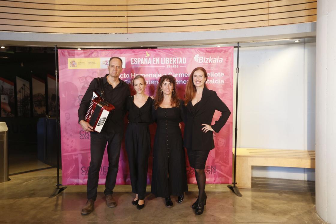 David Sanz, Alejandra Lorente, Lucía Barrado y Rosalía Castro.