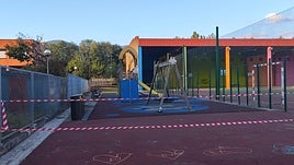 Los columpios se encuentran clausurados en la actualidad por seguridad.