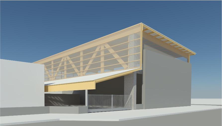 Entre las obras, se reformará la cubierta del frontón eliminando las gradas existentes