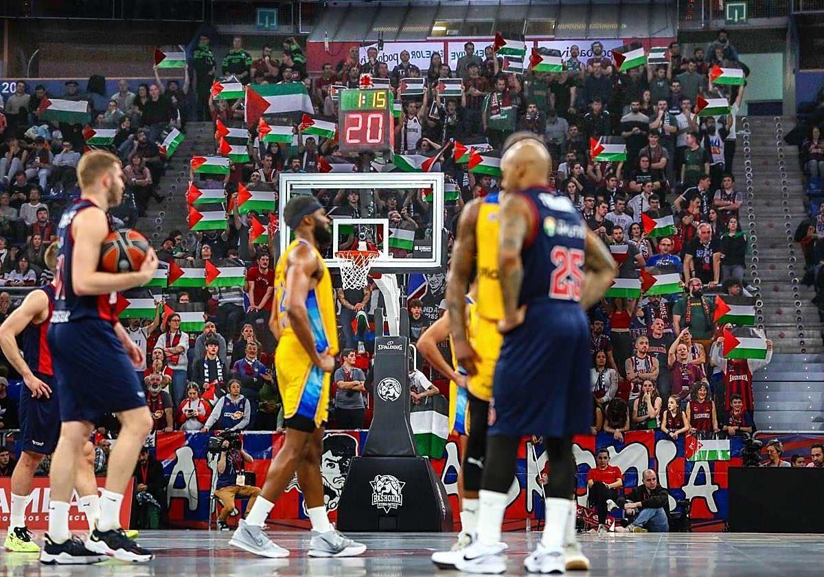 Los partidos en Álava no llegan a un acuerdo para reclamar la exclusión de los equipos israelíes de la Euroliga