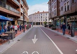 El municipio cuenta con núcleos comerciales, uno en la zona de Moreaga y otro en Larrabasterra