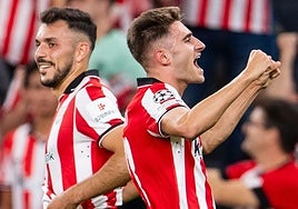 El golazo por la escuadra con el que Navarro se estrena en la Champions: «Llevaba dos semanas entrenándolo»