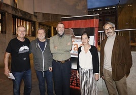 Txarli Otaola, Jordi Tresserras, Jordi Esteva, Txaro Landa y Norberto Albóniga