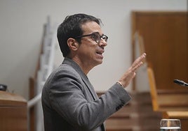 El portavoz parlamentario de EH Bildu, Pello Otxandiano.