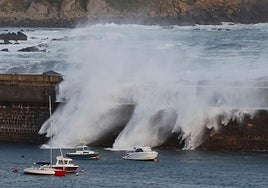 Oleaje en Bermeo.