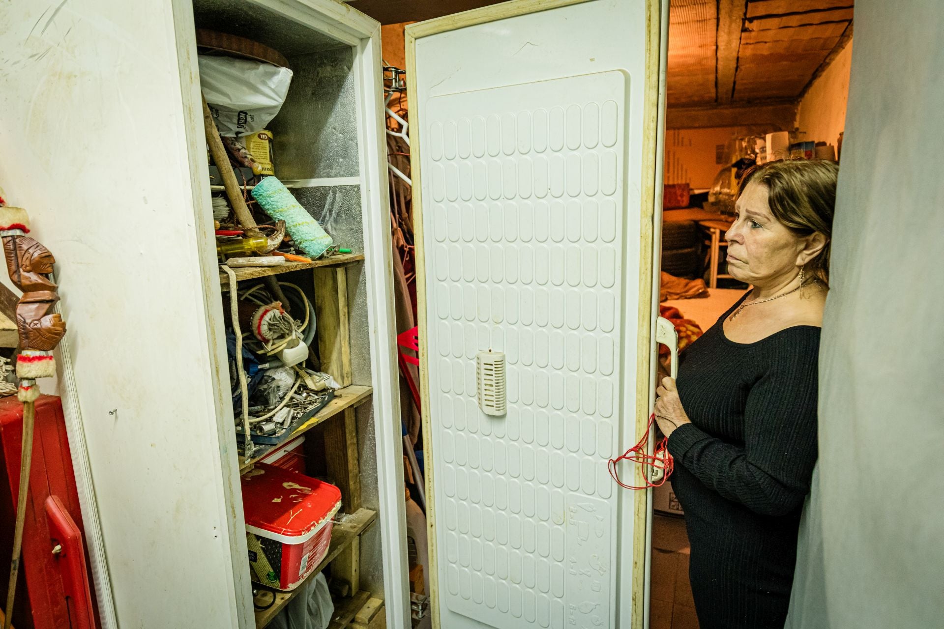 Así era el camarote en el que vivió un año Josefina tras ser okupada su casa en Vitoria