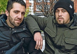 Cristian, en una foto de archivo tras el accidente laboral.