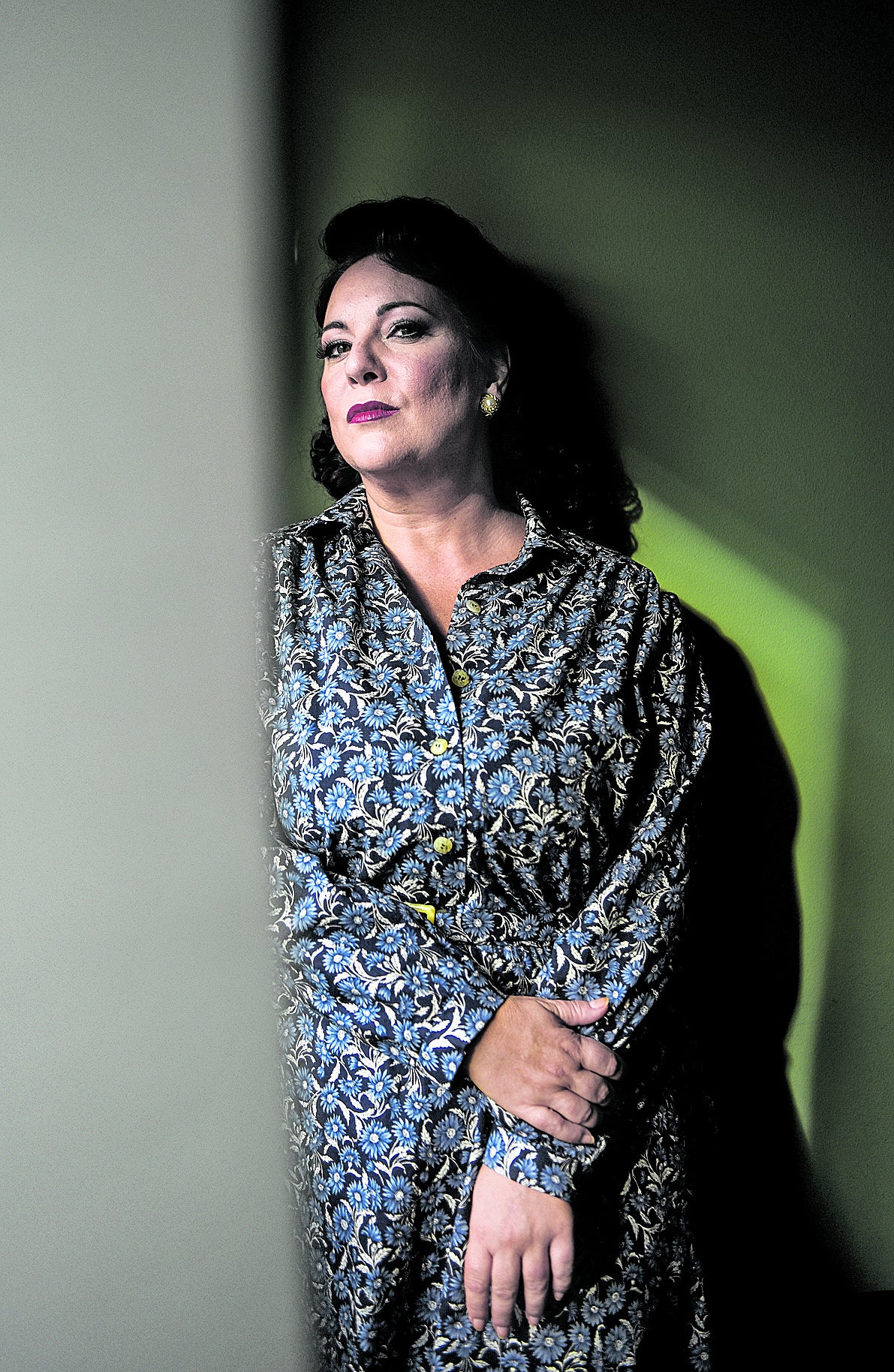 La soprano Carmen Solís, caracterizada como Leonora, protagonista de 'La forza del destino'.
