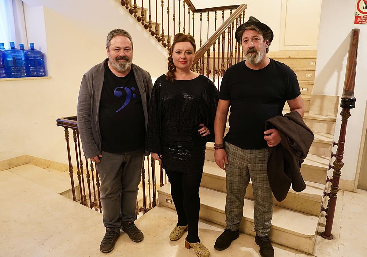 Marcelo Escrich, Bea Insa y Rafa Aceves.