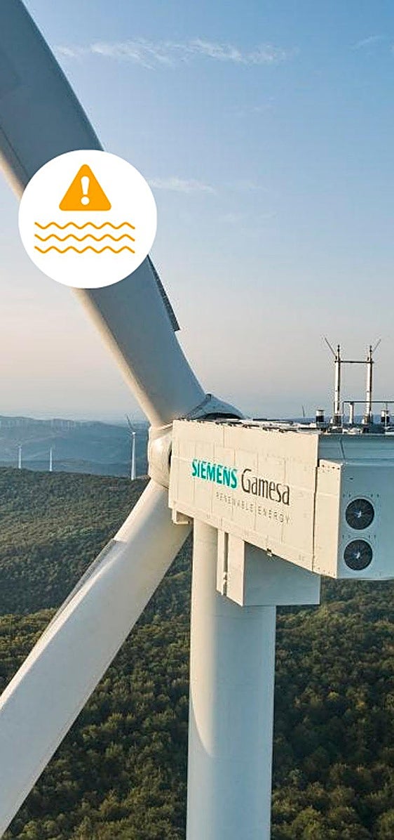 El molino que casi ahoga a Gamesa comienza a girar