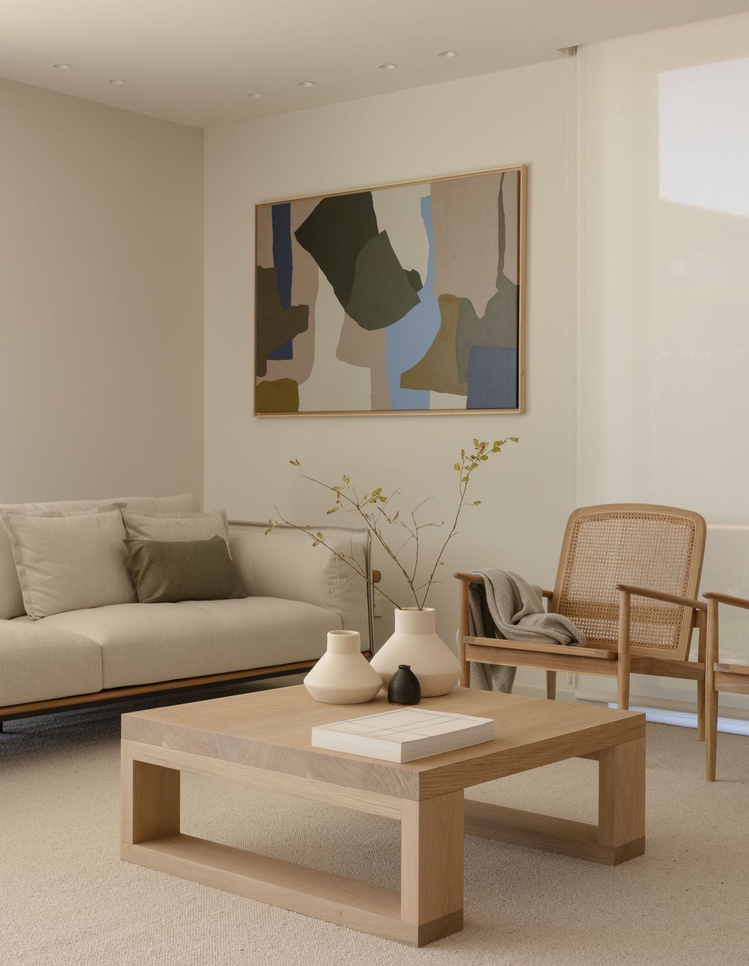 Leire y Haritz, la pareja de Leioa que crea los cuadros para las casas más elegantes de Bizkaia