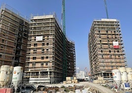 El plan del Gobierno vasco plantea levantar nuevos pisos sobre los levantes de edificios de VPO ya construidos.