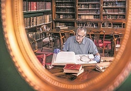 La biblioteca de 200 metros se encuentra en el Círculo Vitoriano, con acceso reservado a socios.