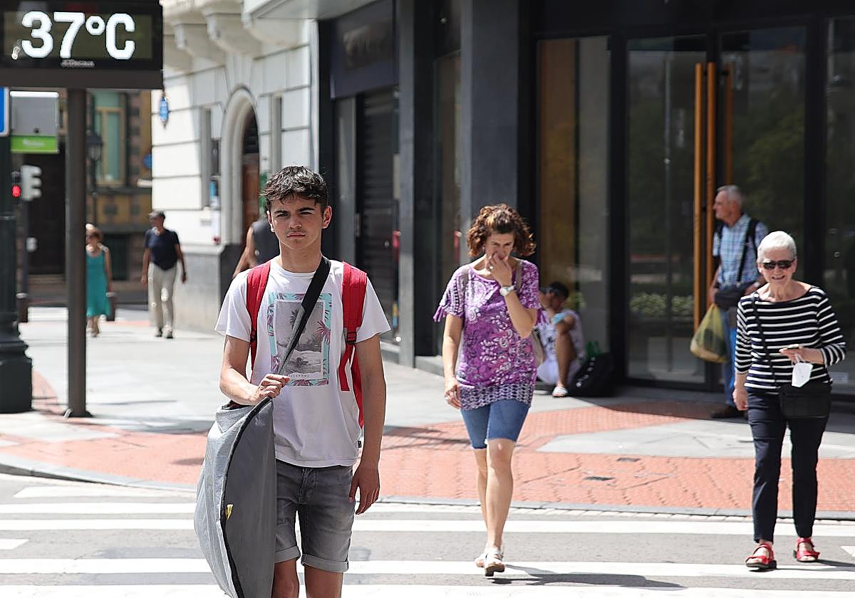 Jornada de verano en Bilbao.