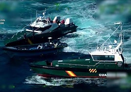 Impresionante persecución a una narcolancha en Cádiz