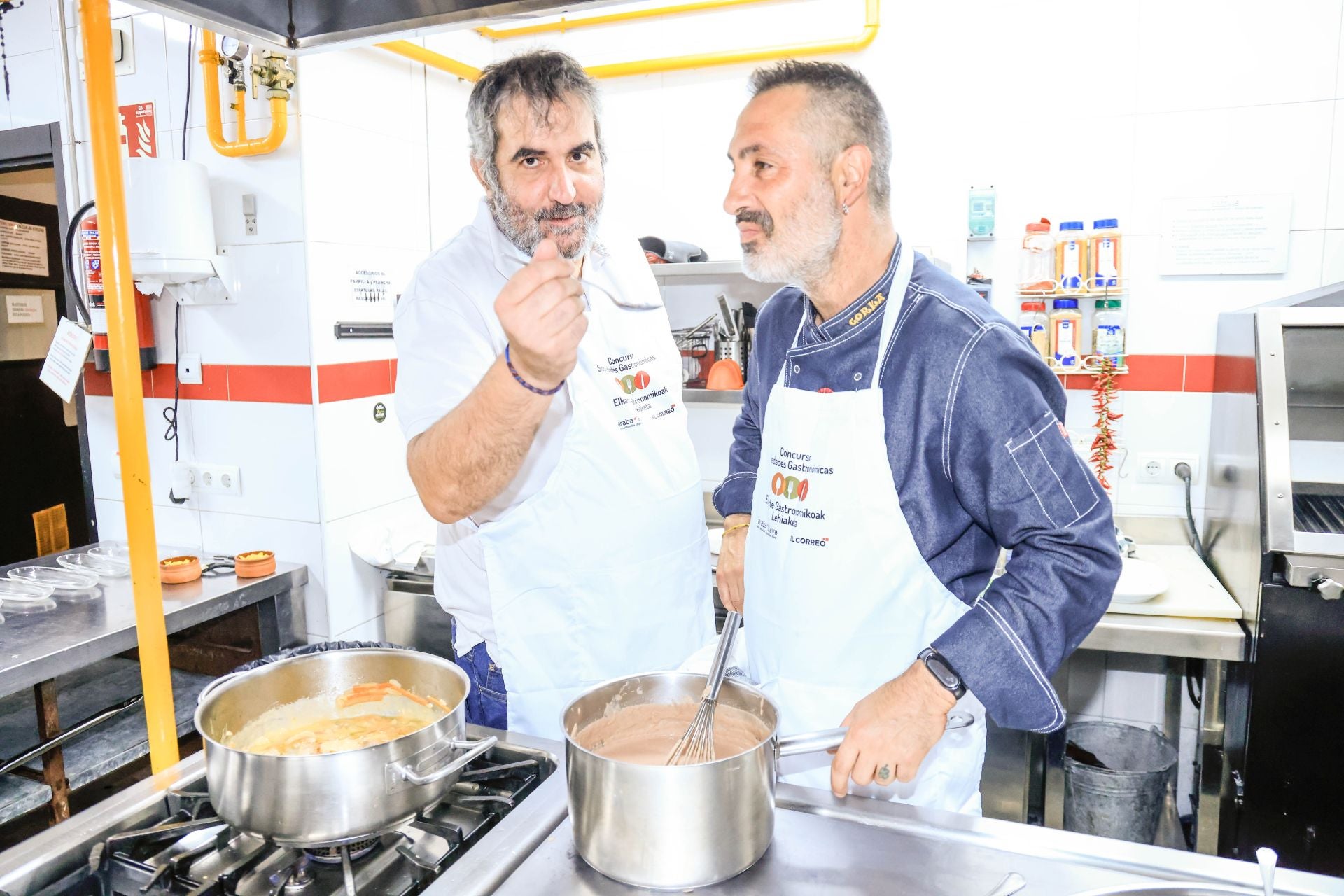 Así ha sido la cena en Azkenean