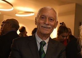 Montxo Urraburu, durante una recepción.