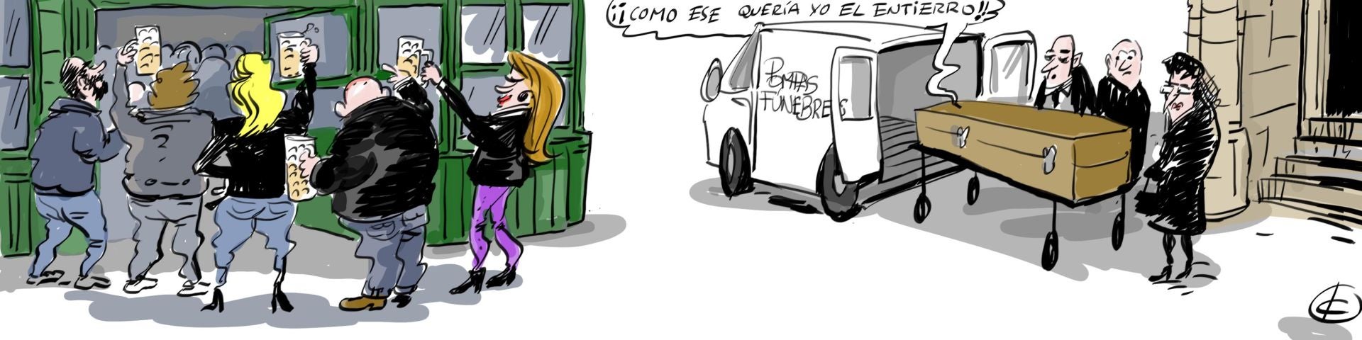 La viñeta de Cerrajería sobre los velatorios de los vitorianos