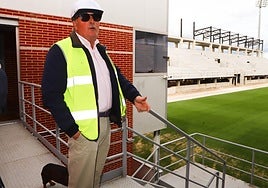 Alfredo de Miguel, en las instalaciones de Anduva.