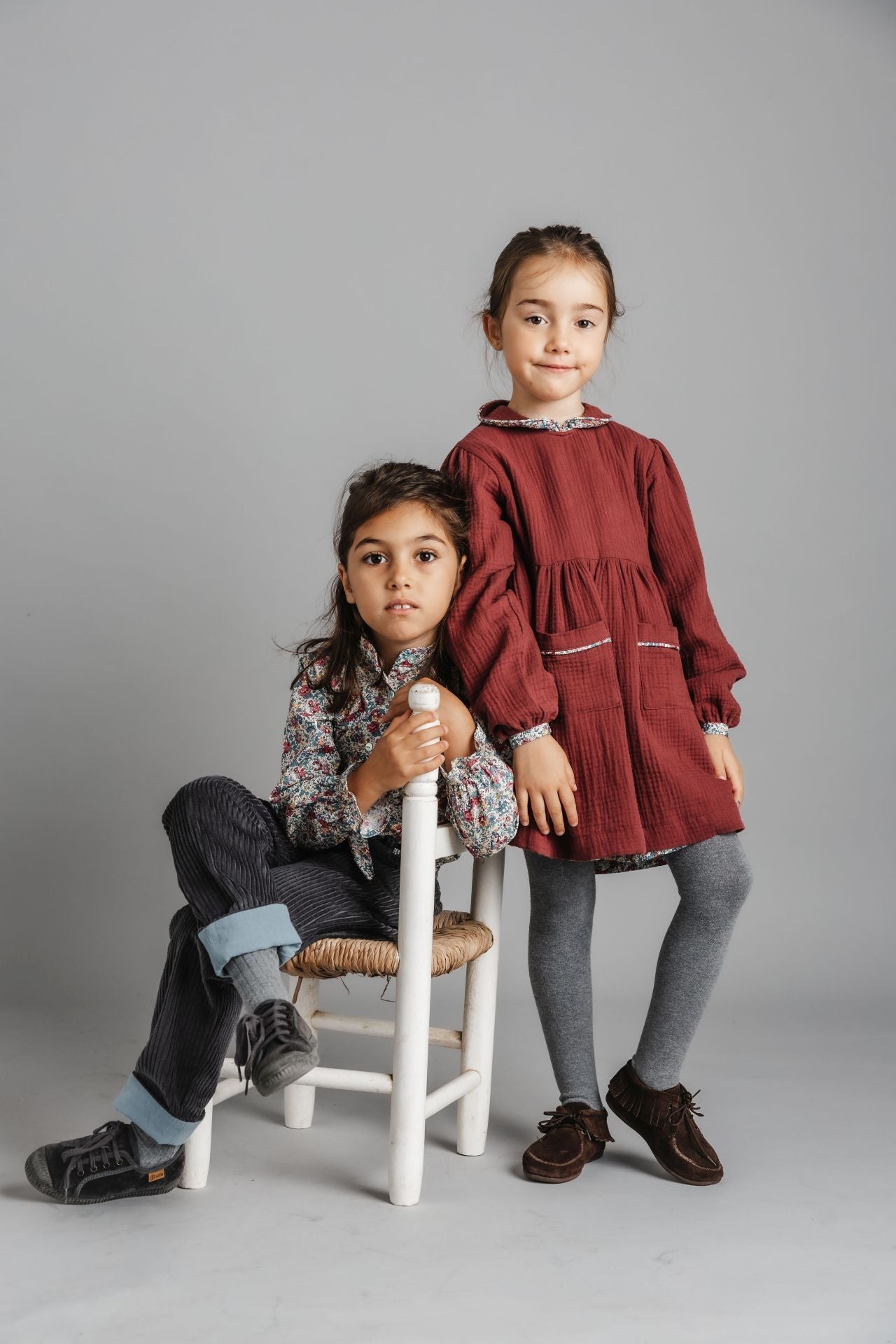 Maite y Ainara, las madres del colegio Europa de Getxo que han creado una firma infantil para vestir a los niños con estilo