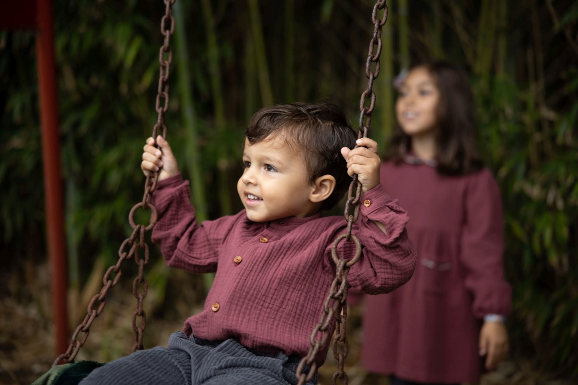 Maite y Ainara, las madres del colegio Europa de Getxo que han creado una firma infantil para vestir a los niños con estilo