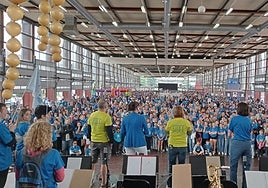 La Cuadri del Hospi, durante un evento en Durango.
