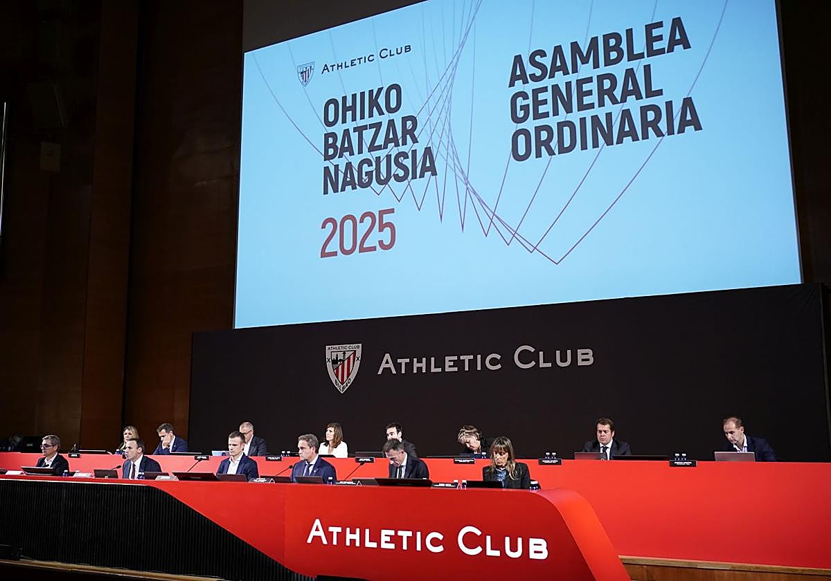 La asamblea se está celebrando en el Palacio Euskalduna.