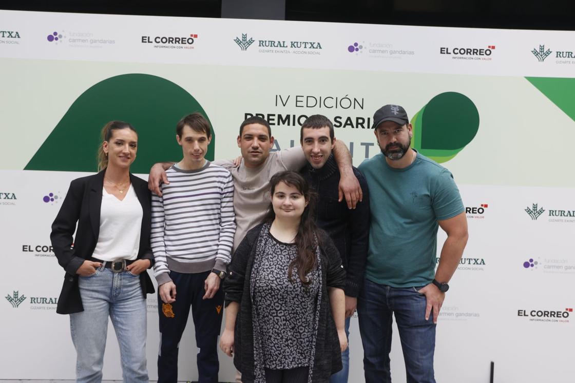 Garazi Bodas, Iker Pascual, Andrés López, Dayana Álvarez, Iker Olivares y Ander Bustinza.