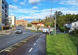 La rotonda de Laubide, junto a la que se prevé acometer el proyecto.