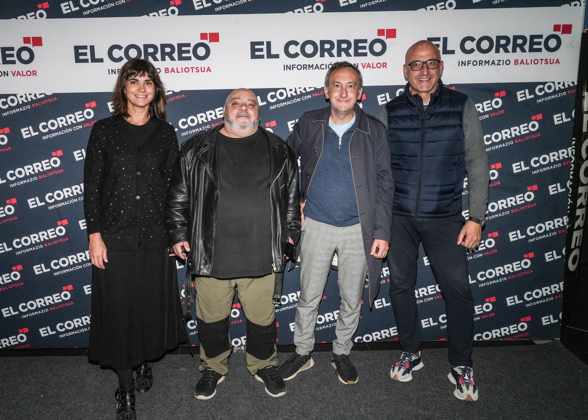 Idoia Martínez de Icaya, Ramón Monje, Íñigo Salinero e Iker Bilbao.