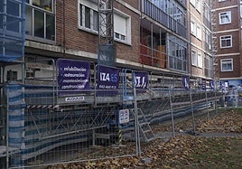 El problema afecta a pisos de la calle Cuadrilla de Laguardia (en la imagen) y Reyes de Navarra.