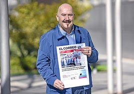 «Estábamos de fiesta postboda cuando me enviaron la portada de El Correo; pensé que era una broma»
