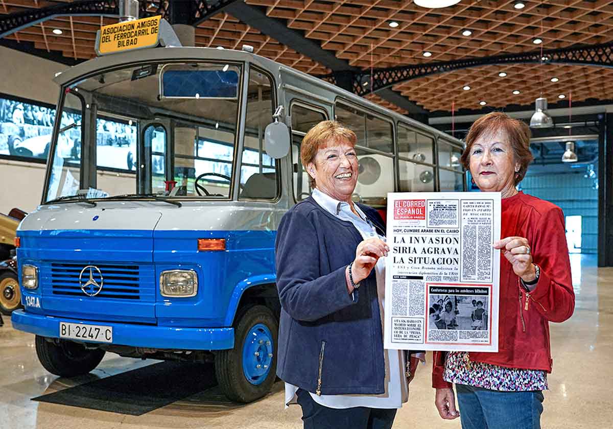 «Los niños que montaban nos aplaudían y había quien se largaba al ver que conducía una mujer»